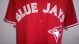 Josh Donaldson 20 Toronto Blue Jays Jersey MLB Majestic Vintage Baseball S Red 2
