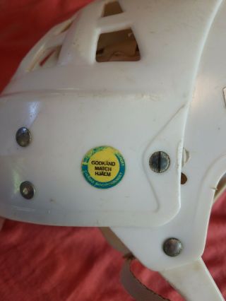 Vintage Swedish JOFA Helmet white Ice Hockey 235 51 23551 VM Mid centur 3