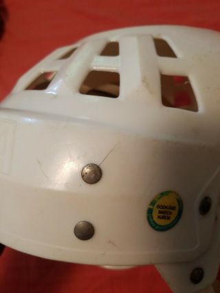Vintage Swedish JOFA Helmet white Ice Hockey 235 51 23551 VM Mid centur 8