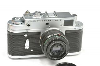 Zorki 4k Rangefinder Camera With Industar 50,  Based On Leica,  After Cla Service
