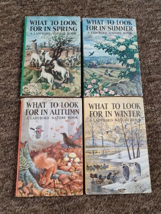 Vintage Ladybird Series 536 What To Look For In.  All 4 Books Djs 2x 1st Editions