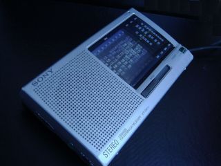 vintage SONY ICF - SW11 portable radio Shortwave FM/AM 12 band stereo receiver 3