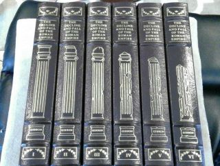 Easton Press Decline And Fall Of The Roman Empire By Gibbon 6 Volume Set