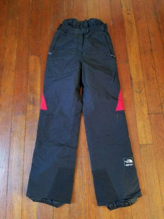 Vintage The North Face Extreme Gore - Tex Ski Pants Women’s Size 12,  S Black Red