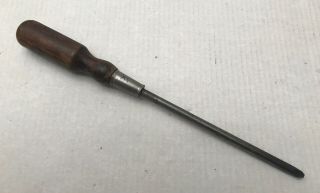 Bonney Wp4 Phillips 14 " Head Screwdriver Wood Lacquer Handle Vintage