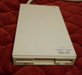 Amiga 500 2000 External 880k Floppy Disk Drive Roctec Rf - 382c