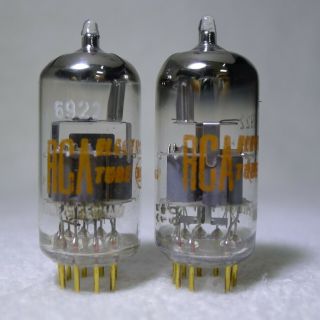 NOS/NIB Matched Pair Siemens E88CC/6922 Germany Gold Pin 1965 Same Date 2