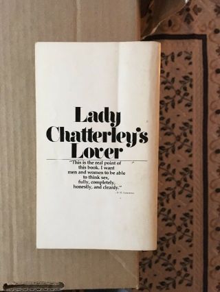 3 Pack - - - Three Paperbacks - Lady Chatterly ' s Lover - by D.  H.  Lawrence - - 2