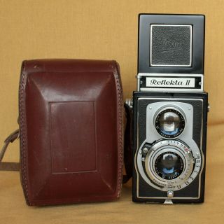 Reflekta Ii Vintage German Welta Tlr Camera Cla Serviced Prontor Polylot