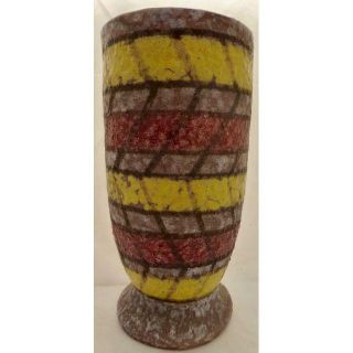 Vintage Mid Century Modern Italian Art Pottery Vase 6