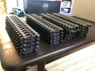 Vintage Lionel O Track Straight Track 20 Sections 1950s