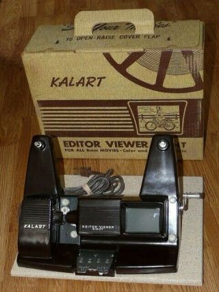 Vintage Kalart Editor Viewer Eight Model EV - 8 DS - 8 mm Film Editor - 2