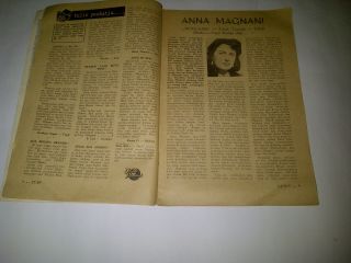 vtg INDONESIA star news mag 1956 Jean Peters lana turner kim novak jane russell 5