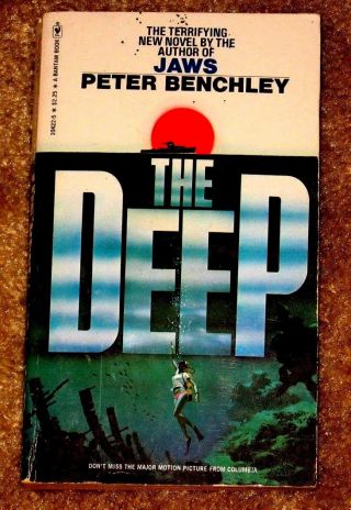 Vintage The Deep By Peter Benchley Pb 1st Bantam Ed 1977 Book