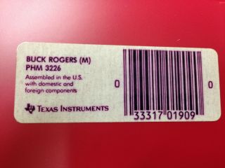 BUCK ROGERS video game Texas Instruments TI 99/4a Computer - FRESH CASE - NIB 8