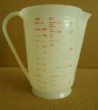 Vintage Eagle Plastic 4 Cups Measuring Cup Made In Usa