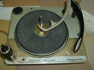 Vintage Magnavox Four Speed Turntable Record Player From Console