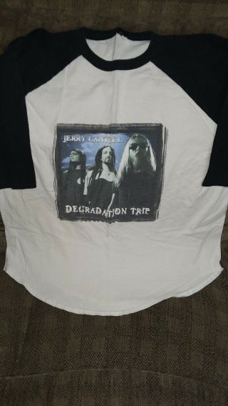 Vintage Jerry Cantrell Degradation Trip Concert Shirt Alice In Chains Raglan Xl