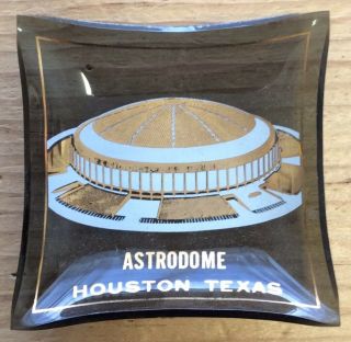 Vtg Ca.  60s - 70s Houston Astros Astrodome 2.  375 " Baseball Stadium Smoking Ashtray