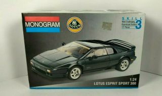 Vintage Monogram 2970 1:24 Lotus Esprit Sport 300 1/24 Model Car Kit