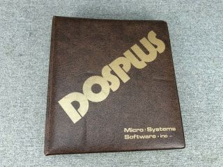Dosplus Version 3.  38 Software For Radio Shack Trs - 80 Model I Microcomputer