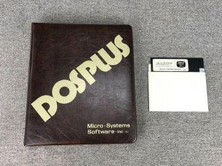 Dosplus Version 3.  4 Software For Radio Shack Trs - 80 Model I Microcomputer