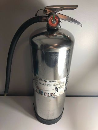 Vintage Amerex 2 1/2 Gallon Refillable Water Fire Extinguisher Model 240