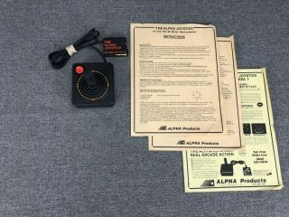 Alpha Products Joystick Controller For Radio Shack Trs - 80 Model 1 Microcomputer