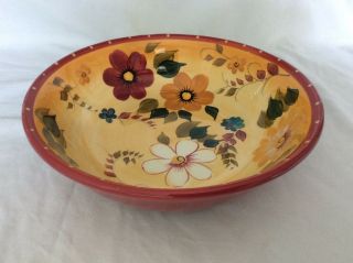 Vintage Oneida Sunset Bouquet Serving Bowl