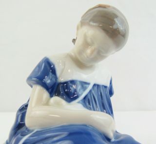 Vintage B&G Bing & Grondahl Figurine - Girl Holding Doll - Denmark - 1526 2