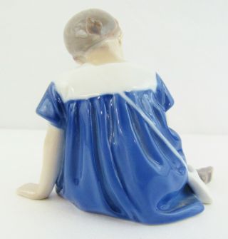Vintage B&G Bing & Grondahl Figurine - Girl Holding Doll - Denmark - 1526 4