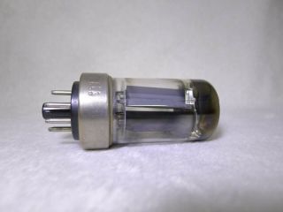 Philips/amperex Gz34/5ar4 Metal Base Rectifier Tube 1955 Holland Rs1 55d Strong