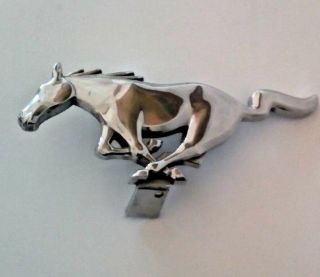 Vintage 1964 - 1966 Ford Mustang Chrome Pony Emblem For Grille C4zb - 8a224 - A