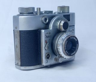 SAMOCA 35 Rangefinder 35mm Film Camera Ezumar Anastigmat f/3.  5 50mm Lens 2