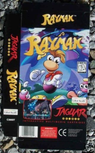 Display Box Rayman Game Atari Jaguar