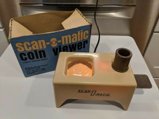 Scan - O - Matic Coin Viewer By Shoreline W/ Box & Vintage