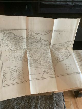 IMPORTANT LARGE 1811 HISTORY OF LONDON WITH MAPS - SCARCE 11