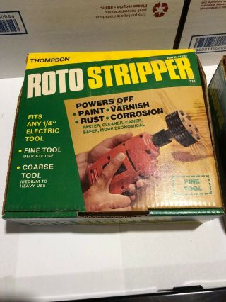 Vintage Thompson Roto Stripper Drill Attachment Fine Tool