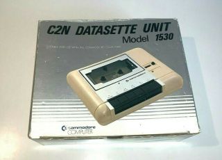 Commodore 64 Datasette Unit Cib C64 C2n Model 1530