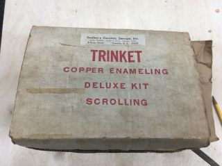 Vintage - TRINKET - Enameling - Kit - Modern - American - Model - S Vinta 7