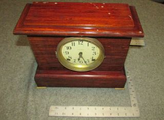 Vintage Seth Thomas Shelf Mantle Clock Running