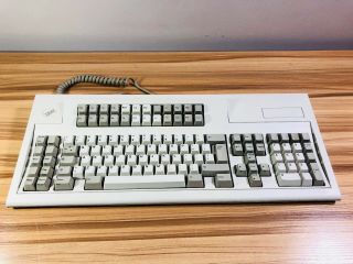 Vintage IBM 122 - Key Terminal Clicky Keyboard Model M 1395660 19 - 10 - 94 with RJ45 2