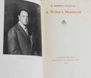 A Writer ' s Notebook W.  SOMERSET MAUGHAM SIGNED Limited First Edition 1949 1st 5