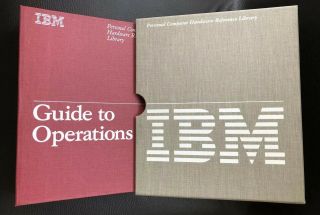 Ibm Personal Computer Hardware Reference Library Guide To Operations & Two Disks