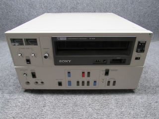 Sony Vo - 5600 Vintage Professional U - Matic Vcr Video Cassette Recorder Player