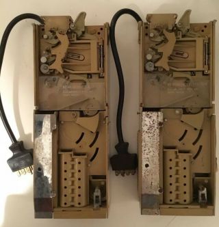 2 Vintage Soda Machine Coin Changers,  Coinco Model S75 - 9800a