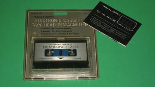 Vintage 1980s Realistic Cassette Tape Head Demagnetizer 44 - 1165 Tandy Package