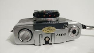 Vintage Olympus PEN EES - 2 30mm Half Frame Film Camera Grey Made in Japan Repair 4