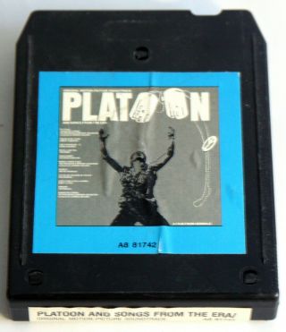 Vintage Platoon And Songs From Era 8 Track Tape 1987