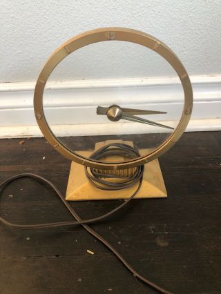Vintage Jefferson Golden Hour Mystery Clock - Parts Only